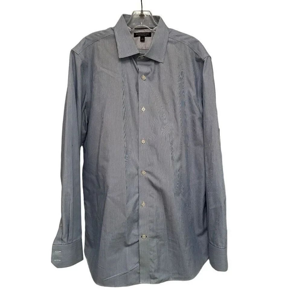 Banana Republic blue stripped dress shirt - size L